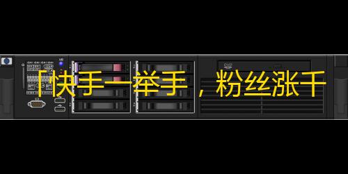 「快手一举手，粉丝涨千百」——教你不花一分钱就能刷粉丝