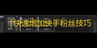 「快速增加快手粉丝技巧大揭秘！」「千万快手粉丝如何轻松获得？精髓技巧曝光！」