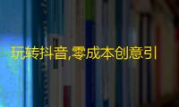 玩转抖音,零成本创意引爆粉丝，超简单实用技巧，让你秒变网红！