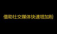 借助社交媒体快速增加粉丝，抖音精准刷关注实践经验分享