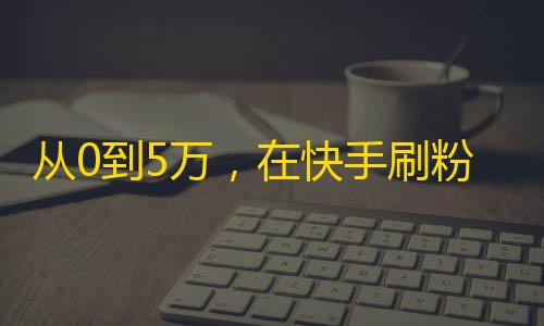 从0到5万，在快手刷粉丝的正确方法