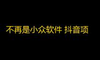 不再是小众软件 抖音项目一天涨20-30%