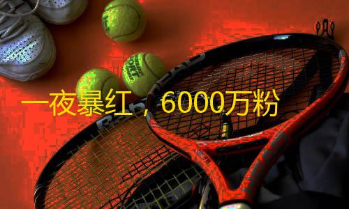 一夜暴红，6000万粉丝涌现，新晋抖音红人！