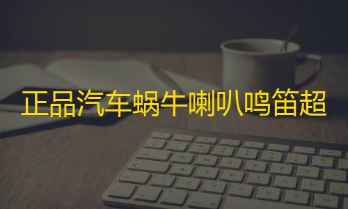 正品汽车蜗牛喇叭鸣笛超响防水12v通用高低双音响亮喇叭无损安装