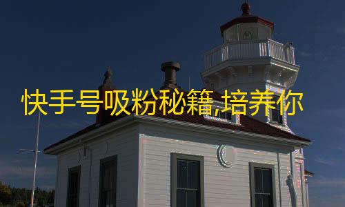 快手号吸粉秘籍,培养你的拍摄技能，提升内容质量！