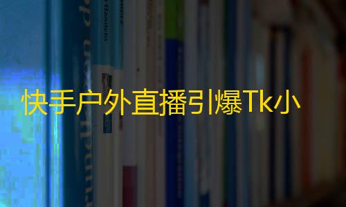 快手户外直播引爆Tk小姐姐人气，助力快速刷粉！